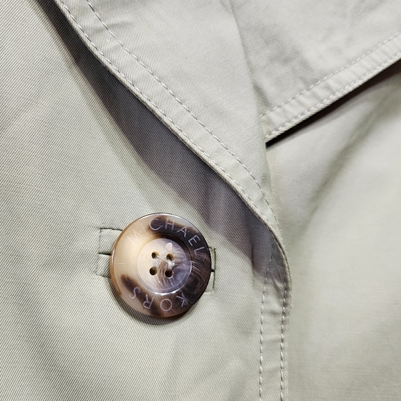 Michael Kors Green Outerwear Button Down Coat Jacket Womens Size Large - Picture 5 of 8